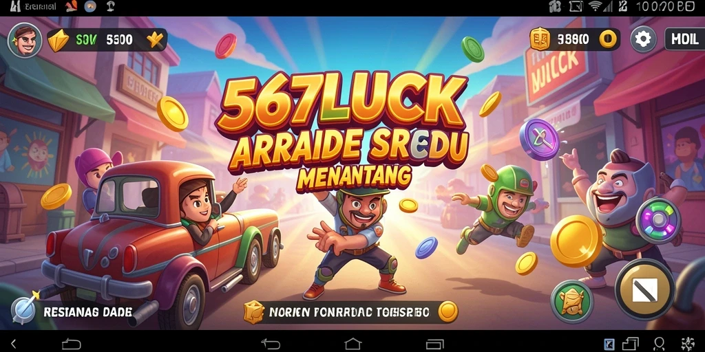 Tampilan gameplay seru dari 567LUCK dengan berbagai rintangan dan misi.