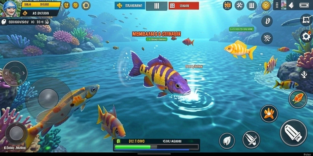 Gameplay seru Tembak Ikan di 8II dengan grafik yang menawan.