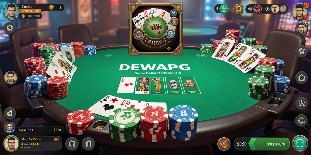 Tampilan gameplay yang menarik dan mendebarkan dari DEWAPG.