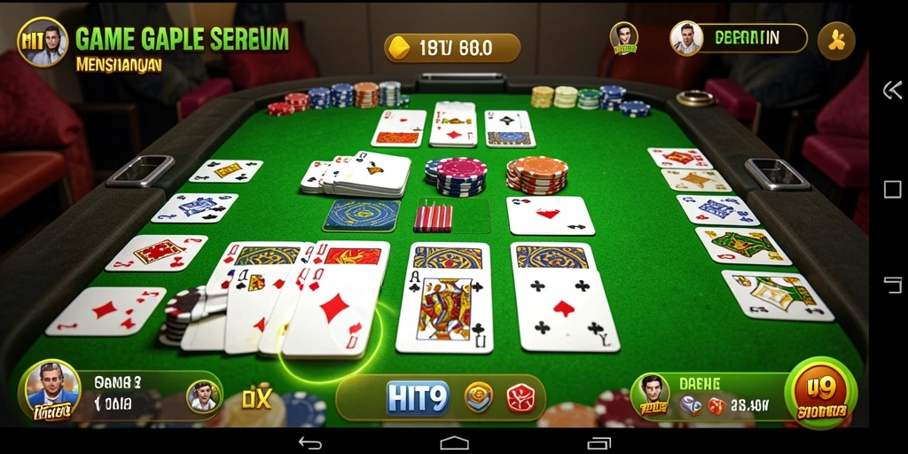 Menampilkan gameplay Gaple yang seru dan menyenangkan.