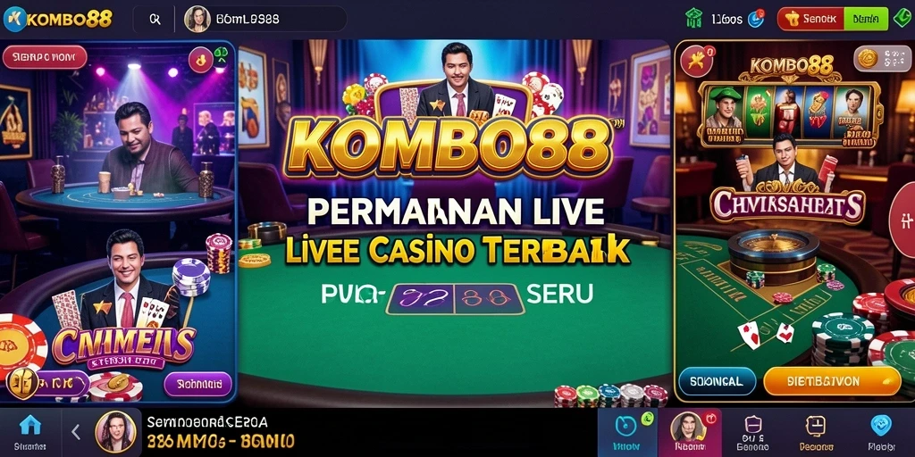 Tampilan gameplay Live Casino yang menarik dan interaktif.