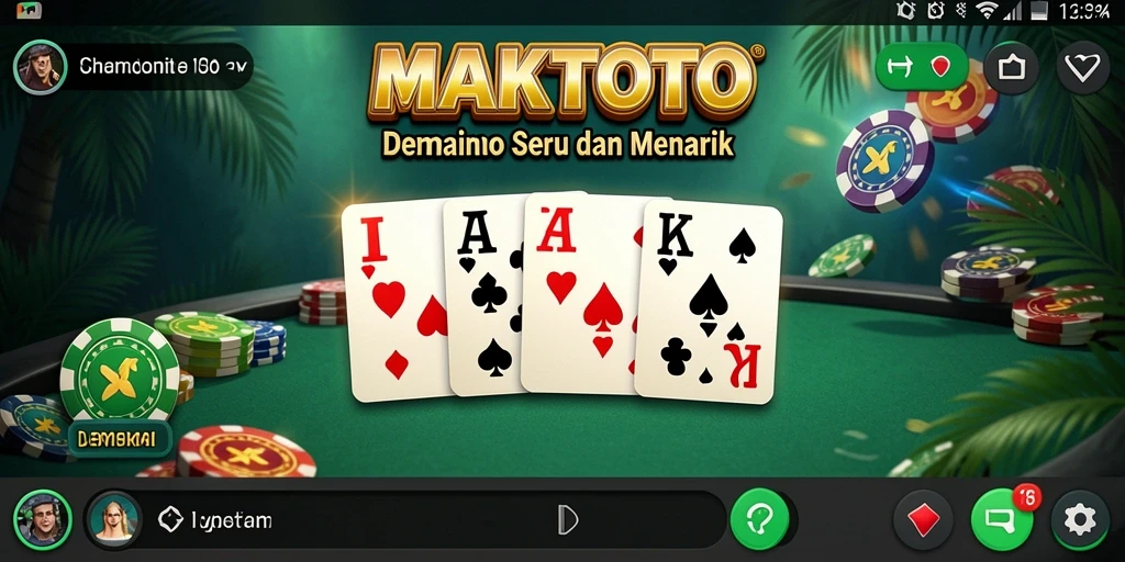 Gameplay seru di MAKTOTO dengan kartu Domino yang menarik.
