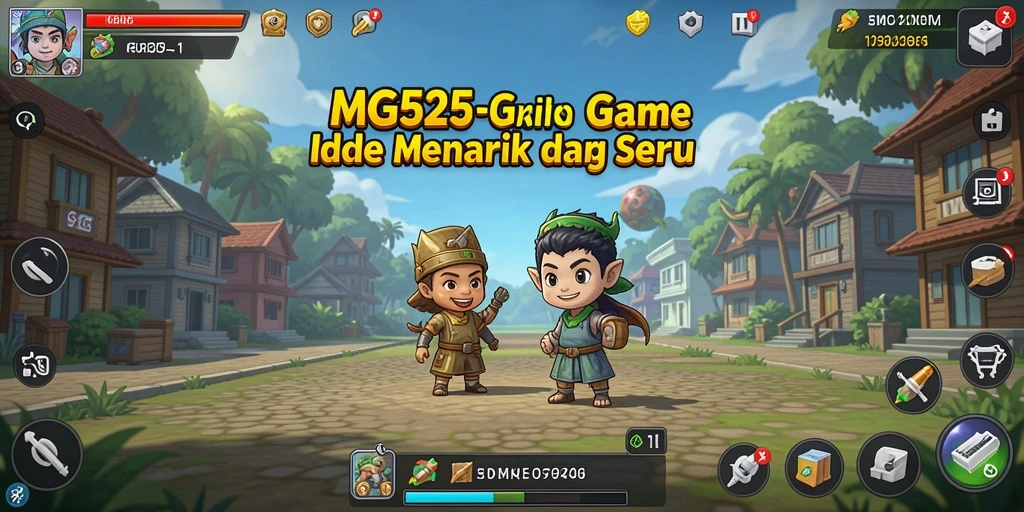 Tampilan gameplay MG525 yang menarik dengan aksi Idle yang menghibur.