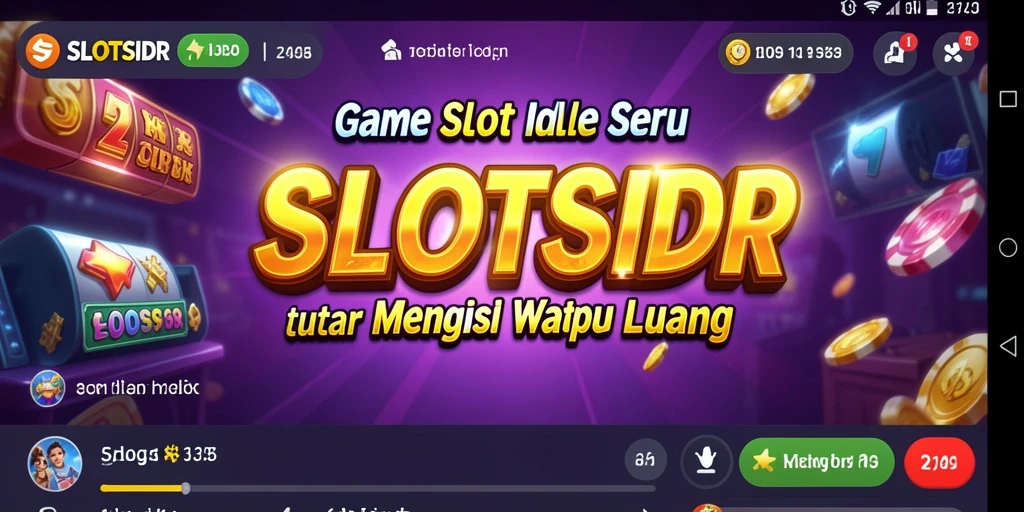 Tampilan gameplay SLOTSIDR yang menarik dan penuh warna.